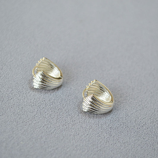 Delicate Artisan Gold Earring
