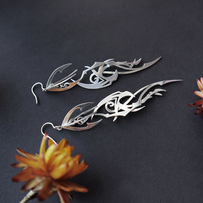 Vintage Handmade Silver Earring