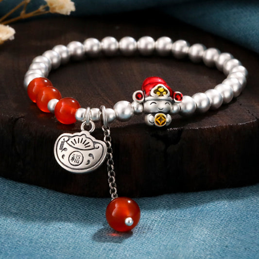 Delicate Artisan Pearl Bracelet