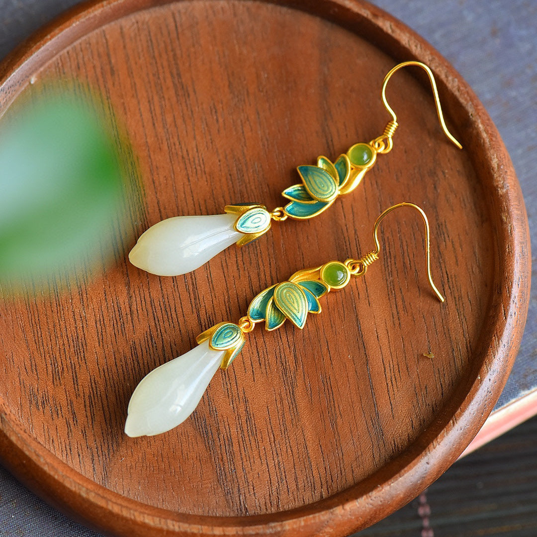Vintage Handmade Gold Earring