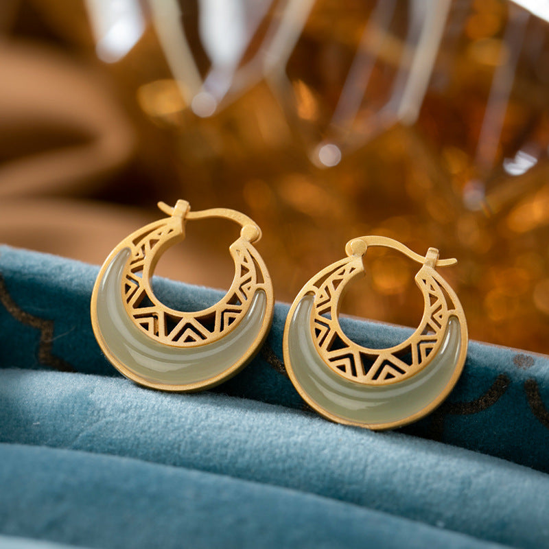 Vintage Handmade Silver Earring
