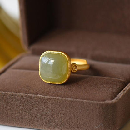 Delicate Artisan Gold Ring