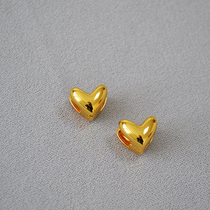 Vintage Handmade Gold Earring