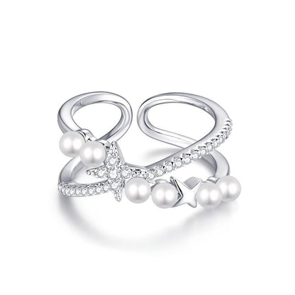 Romantic Pearl Ring for Special Moments