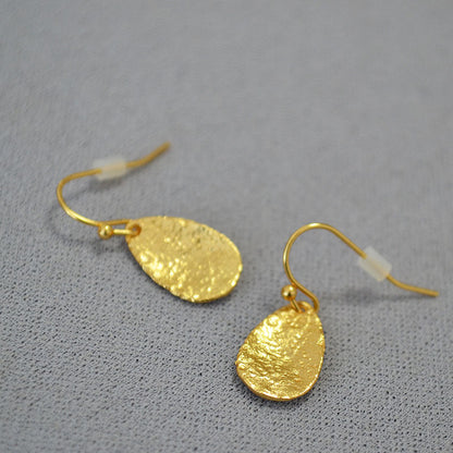 Delicate Artisan Gold Earring