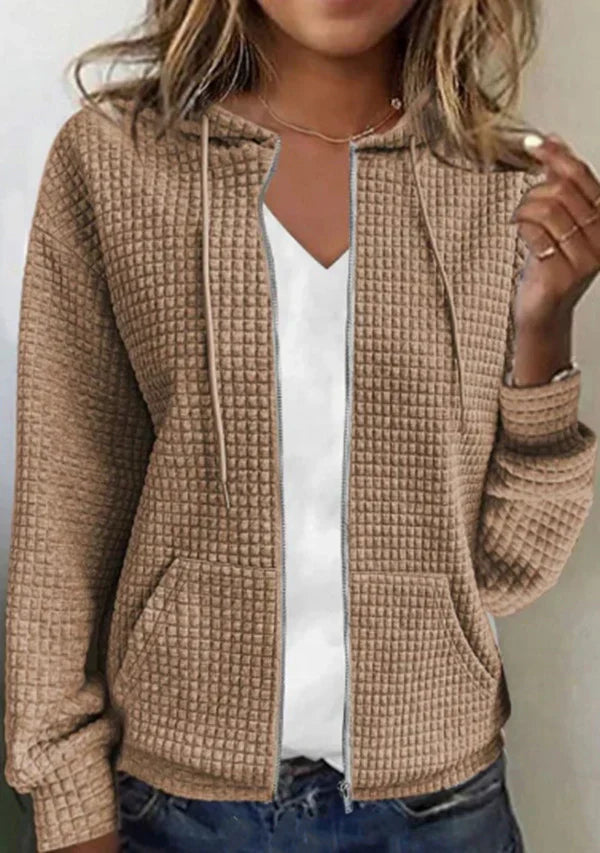 JO | Casual jacket with pocket in solid color