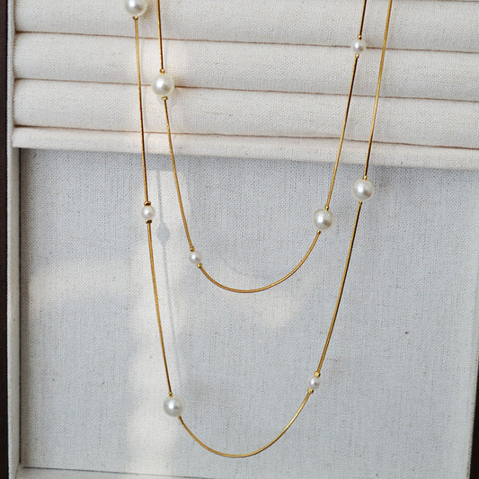 Romantic Pearl Necklace for Special Moments