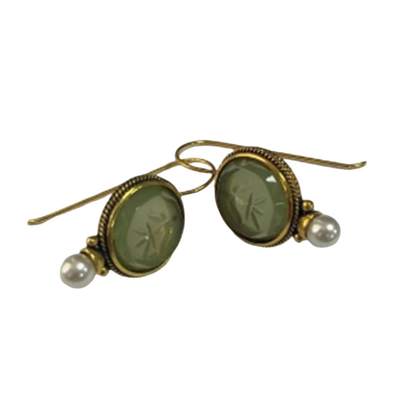 Delicate Artisan Pearl Earring