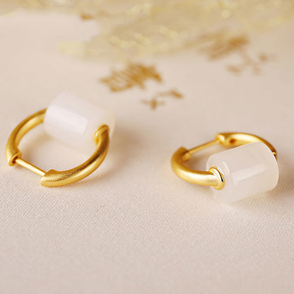 Delicate Artisan Gold Earring