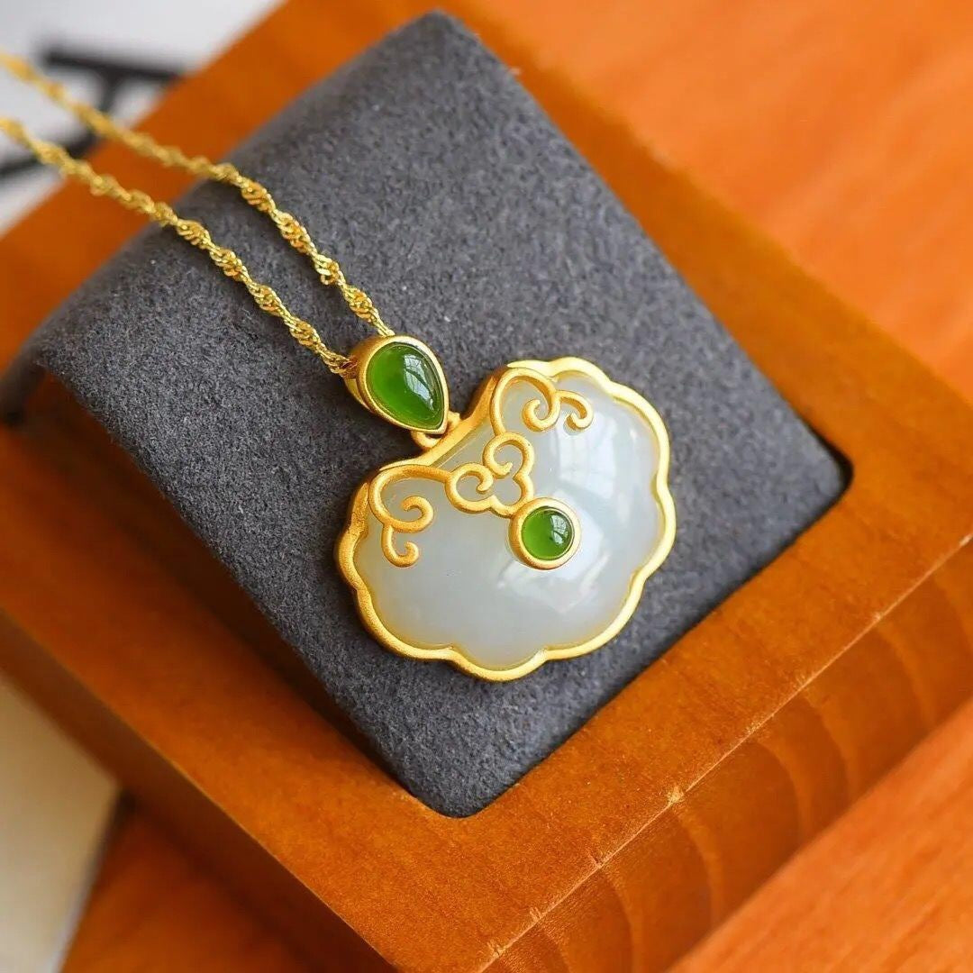 Vintage Handmade Gold Necklace