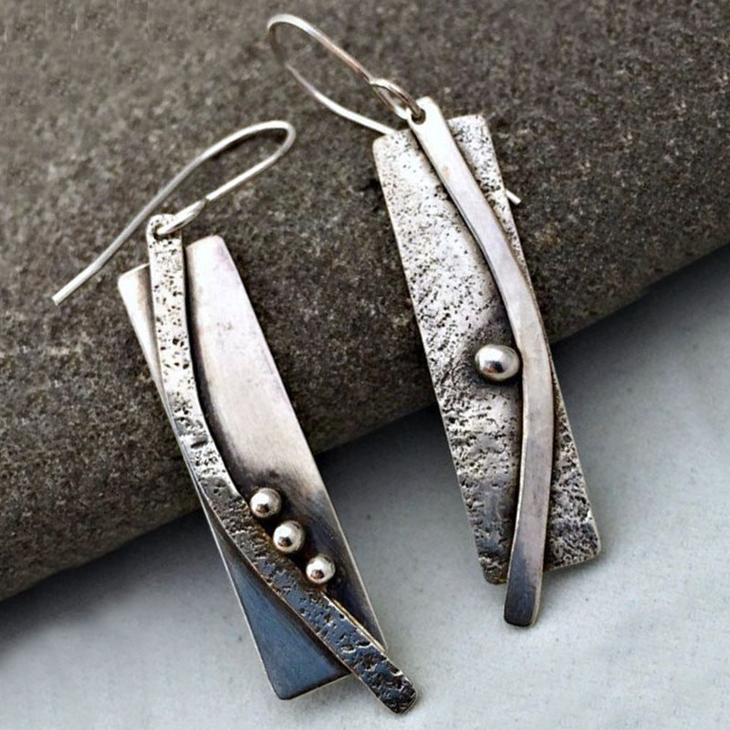 Vintage Handmade Silver Earring