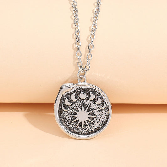 Delicate Artisan Gold Pendant