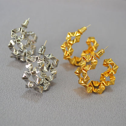 Classic Silver Earring with Timeless Appeal