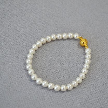 Delicate Artisan Pearl Necklace