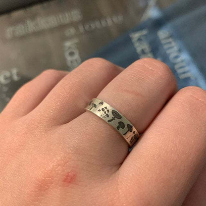 Delicate Artisan Silver Ring