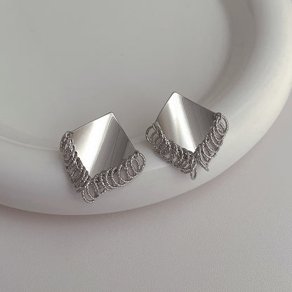 Beautiful Silver Earring with Unique Style