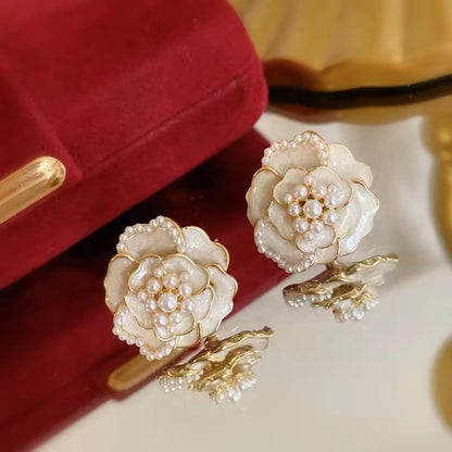 Delicate Artisan Pearl Earring