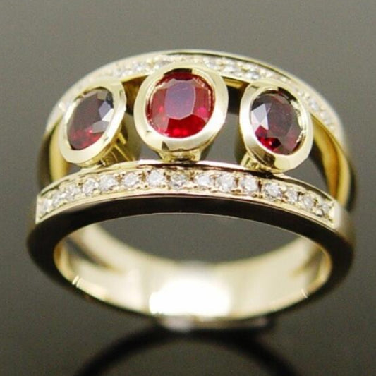 Delicate Artisan Gold Ring