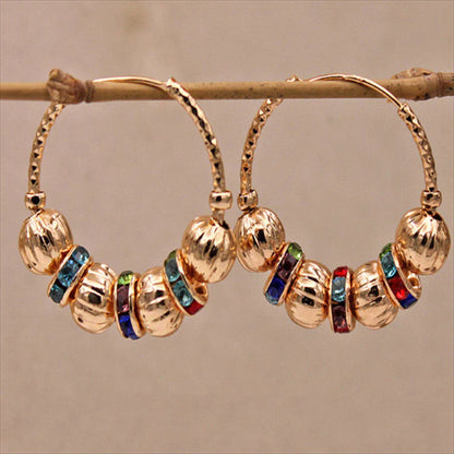 Vintage Handmade Gold Earring