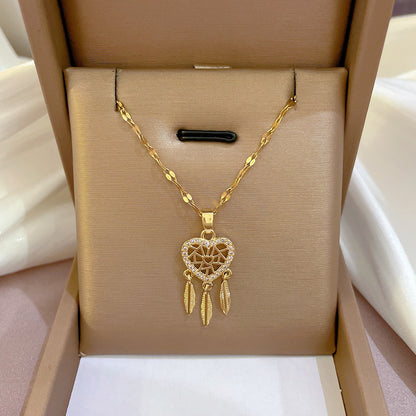Delicate Artisan Gold Necklace