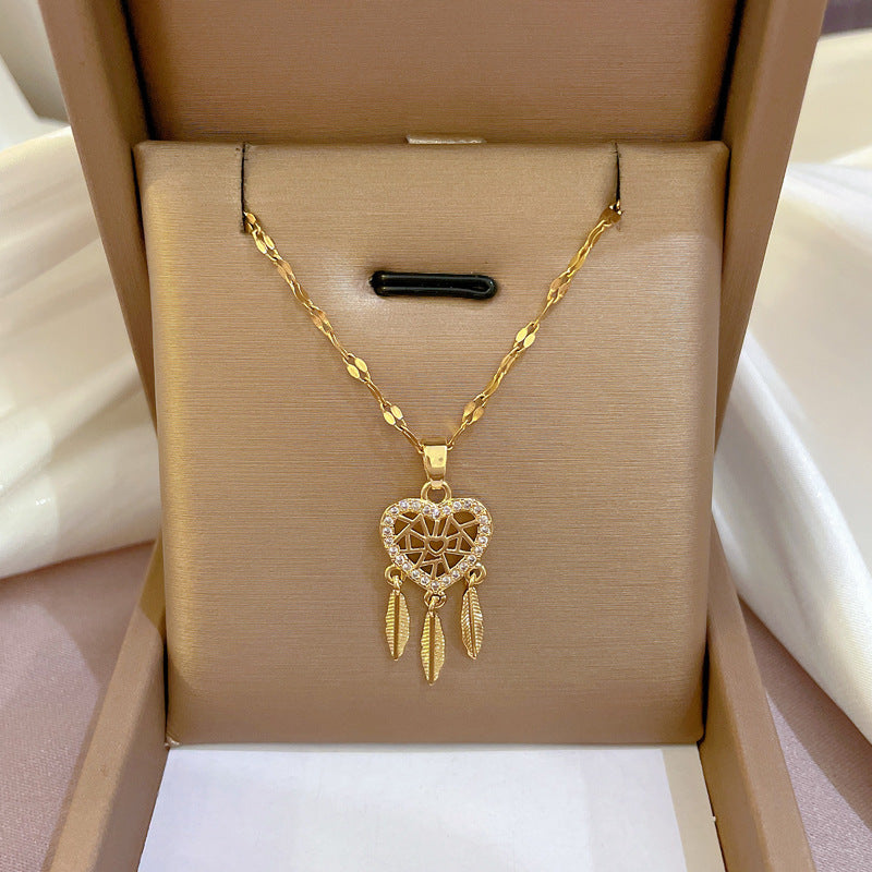 Delicate Artisan Gold Necklace