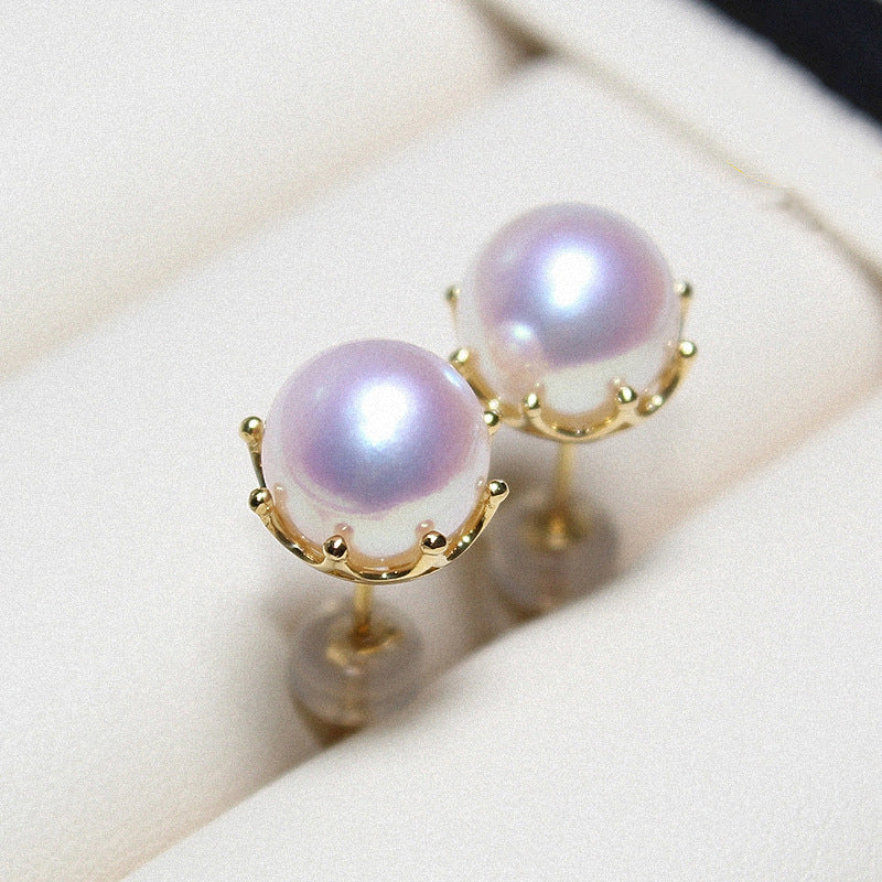 Delicate Artisan Pearl Earring