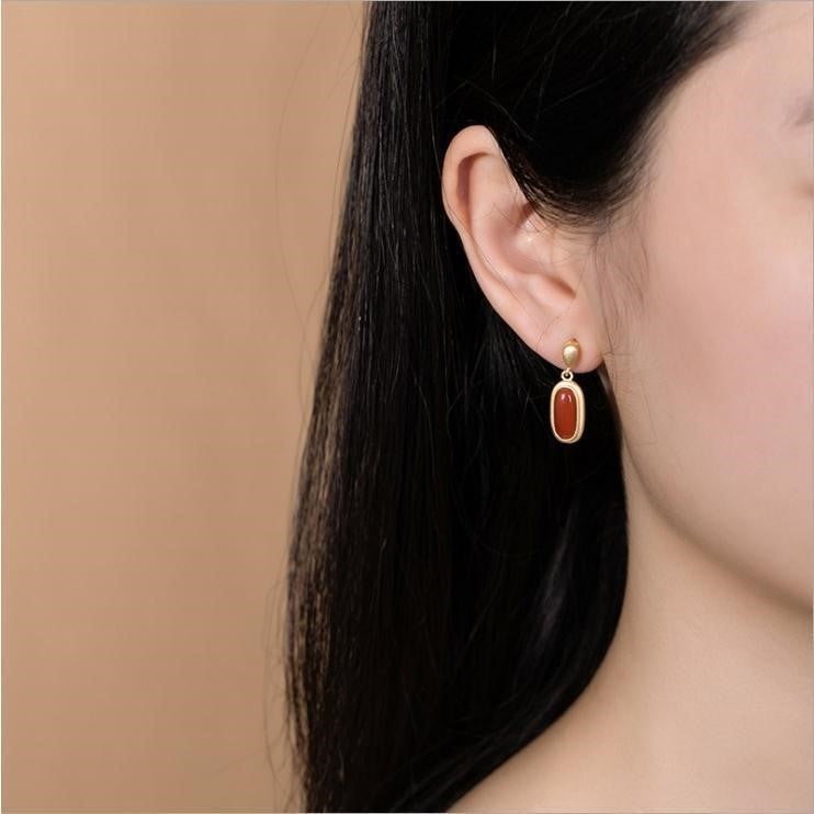 Vintage Handmade Silver Earring
