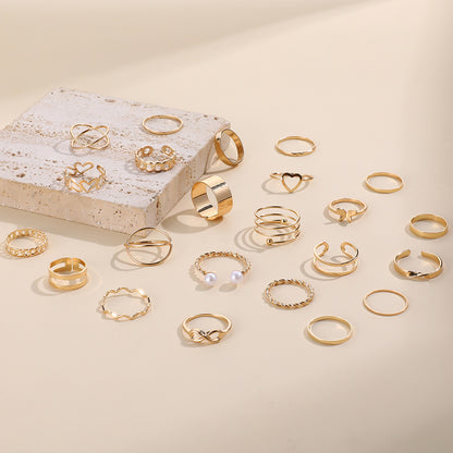 Beautiful Gold Set with Unique Style