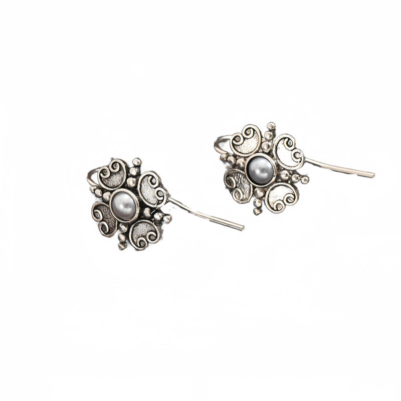 Delicate Artisan Pearl Earring
