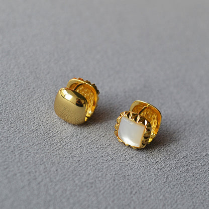 Delicate Artisan Gold Earring