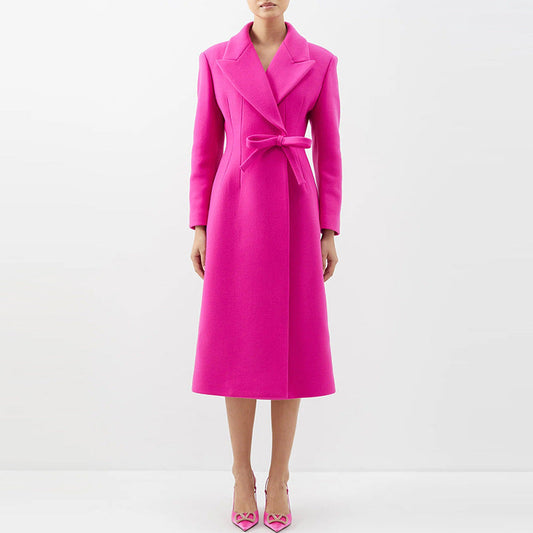 JO | Long coat with belt for women