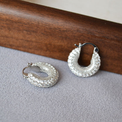 Vintage Handmade Silver Earring