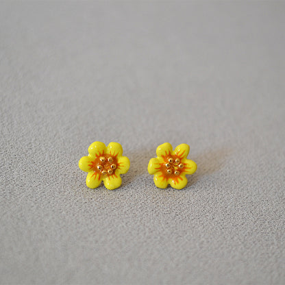 Vintage Handmade Silver Earring