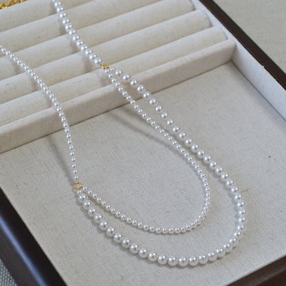 Delicate Artisan Pearl Necklace
