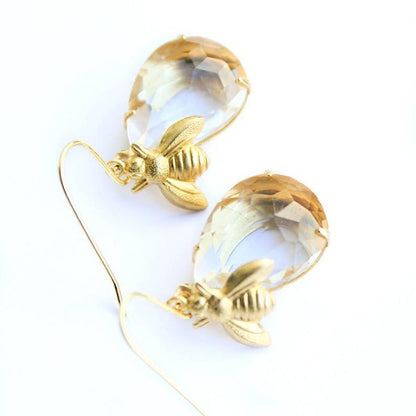Vintage Handmade Gold Earring