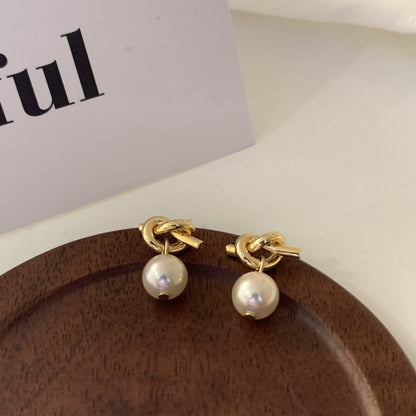 Delicate Artisan Pearl Earring