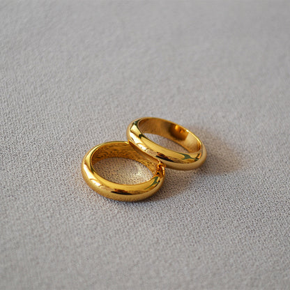 Delicate Artisan Gold Ring
