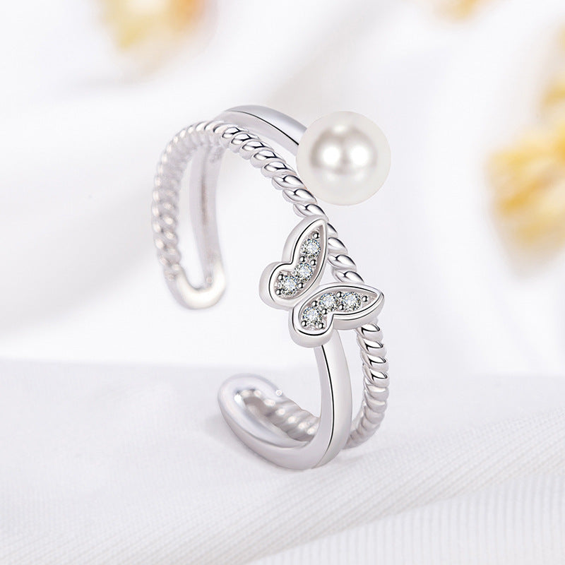 Romantic Pearl Ring for Special Moments