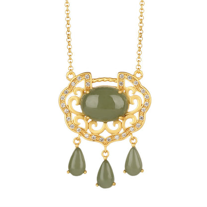 Vintage Handmade Gold Necklace