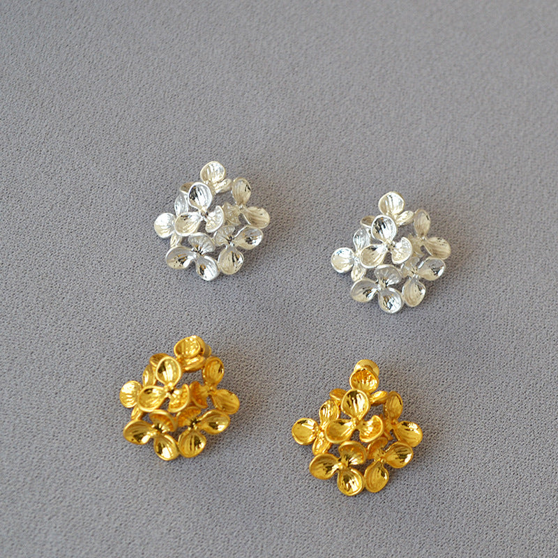 Vintage Handmade Gold Earring