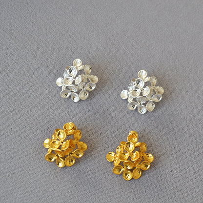 Vintage Handmade Gold Earring