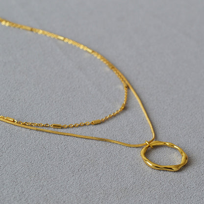 Delicate Artisan Gold Necklace
