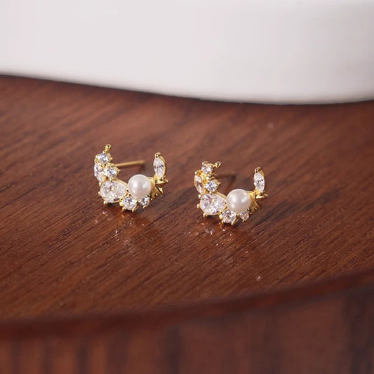 Delicate Artisan Pearl Earring