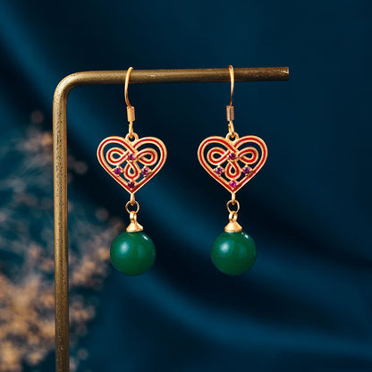 Delicate Artisan Gold Earring