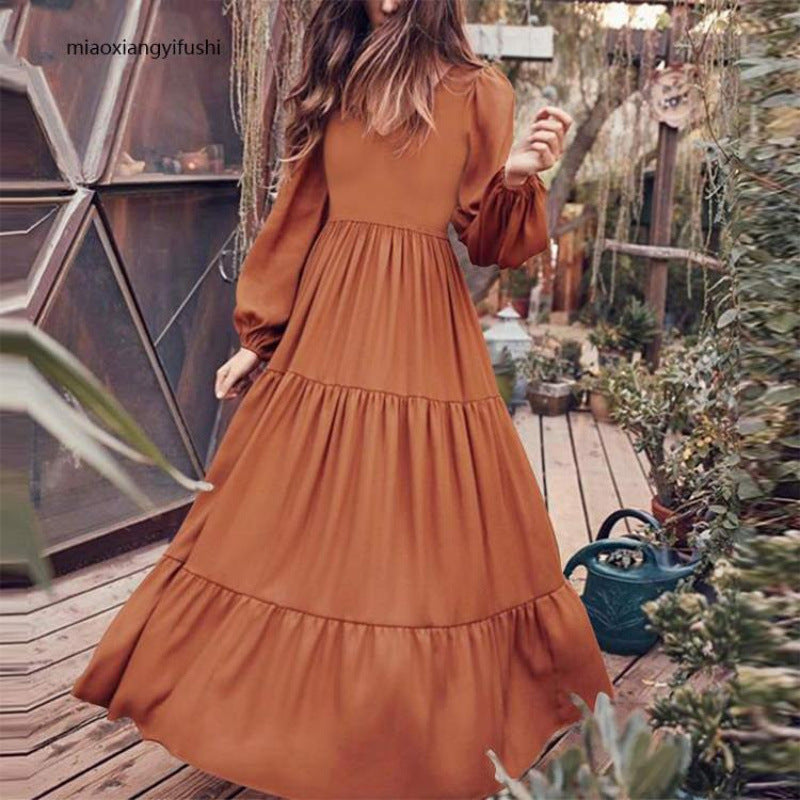 KS | Long-sleeved midi dress with tuxedos