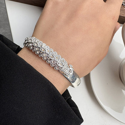 Delicate Artisan Silver Bracelet