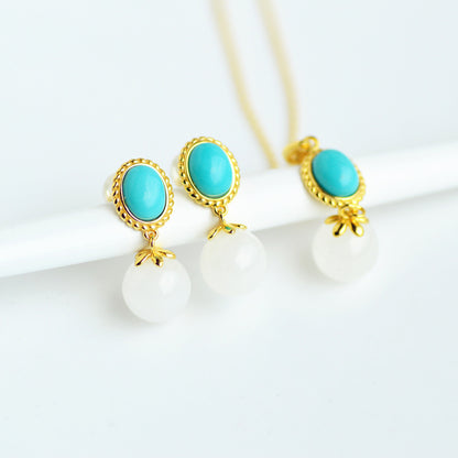 Vintage Handmade Gold Earring