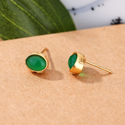 Vintage Handmade Gold Earring