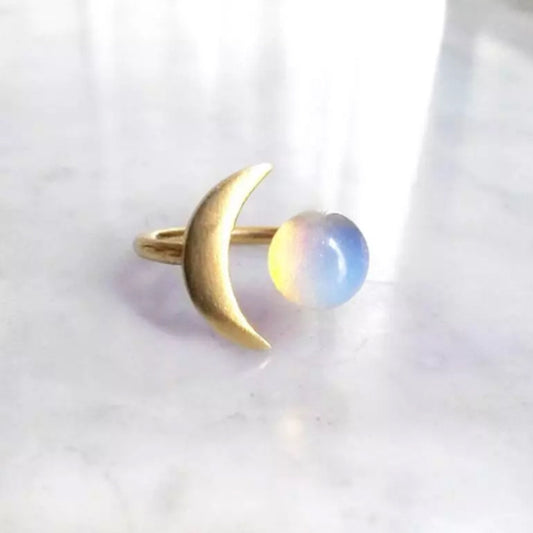Delicate Artisan Gold Ring