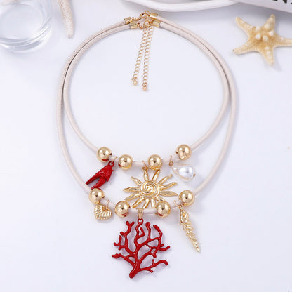 Beautiful Pearl Necklace with Unique Style